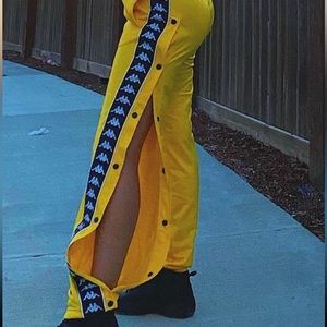 Kappa snap tear away track pants